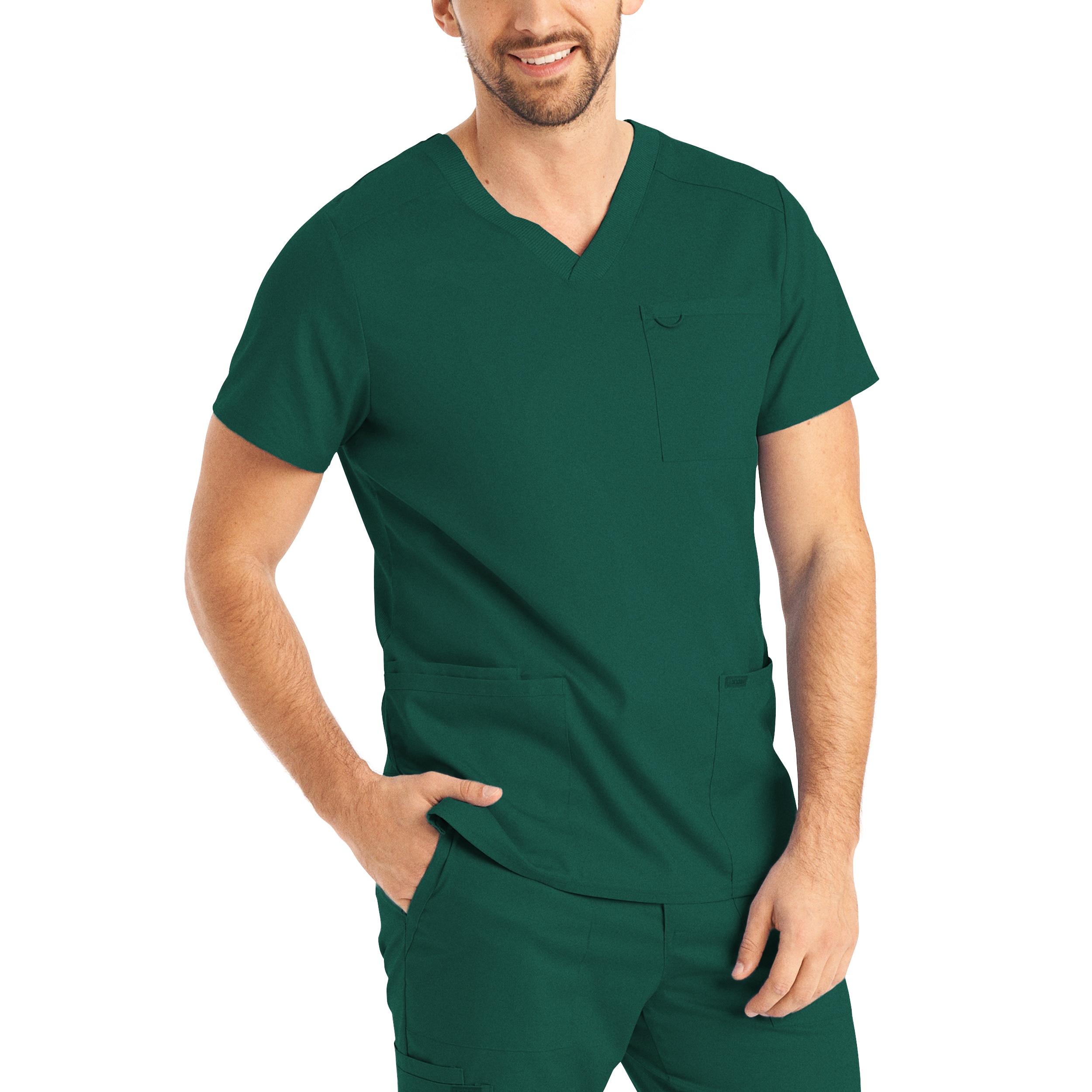 ProFlex Mens 3-Pocket V-Neck Scrub Top (LT109)