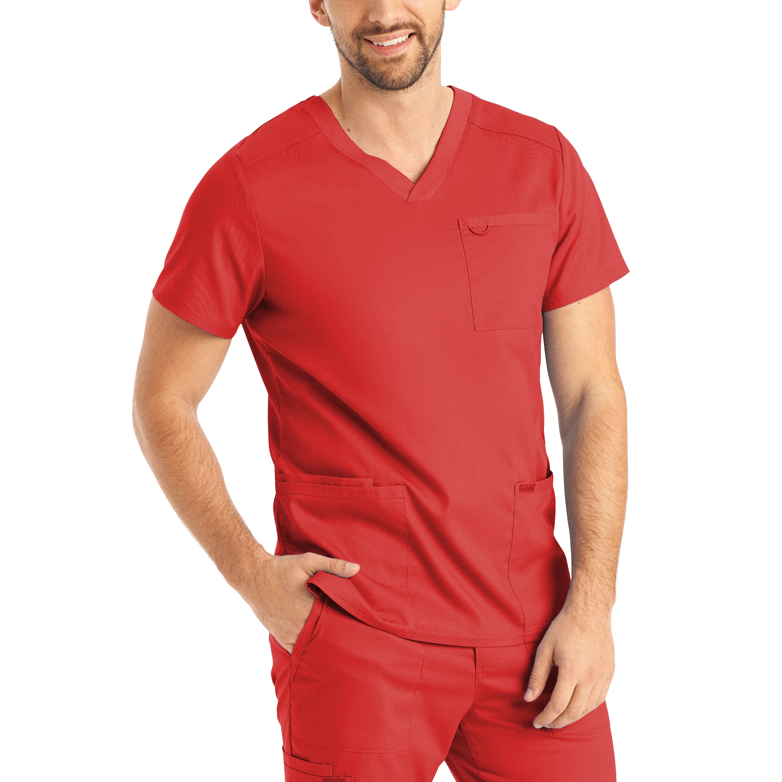 ProFlex Mens 3-Pocket V-Neck Scrub Top (LT109)