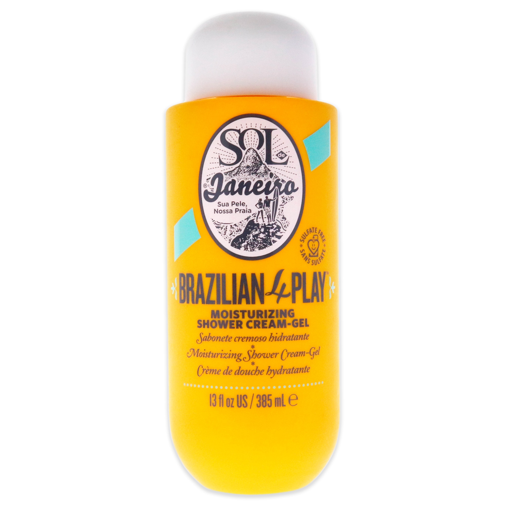 Brazilian 4 Play Moisturizing Shower Cream Gel - Sol de Janeiro- 13 oz