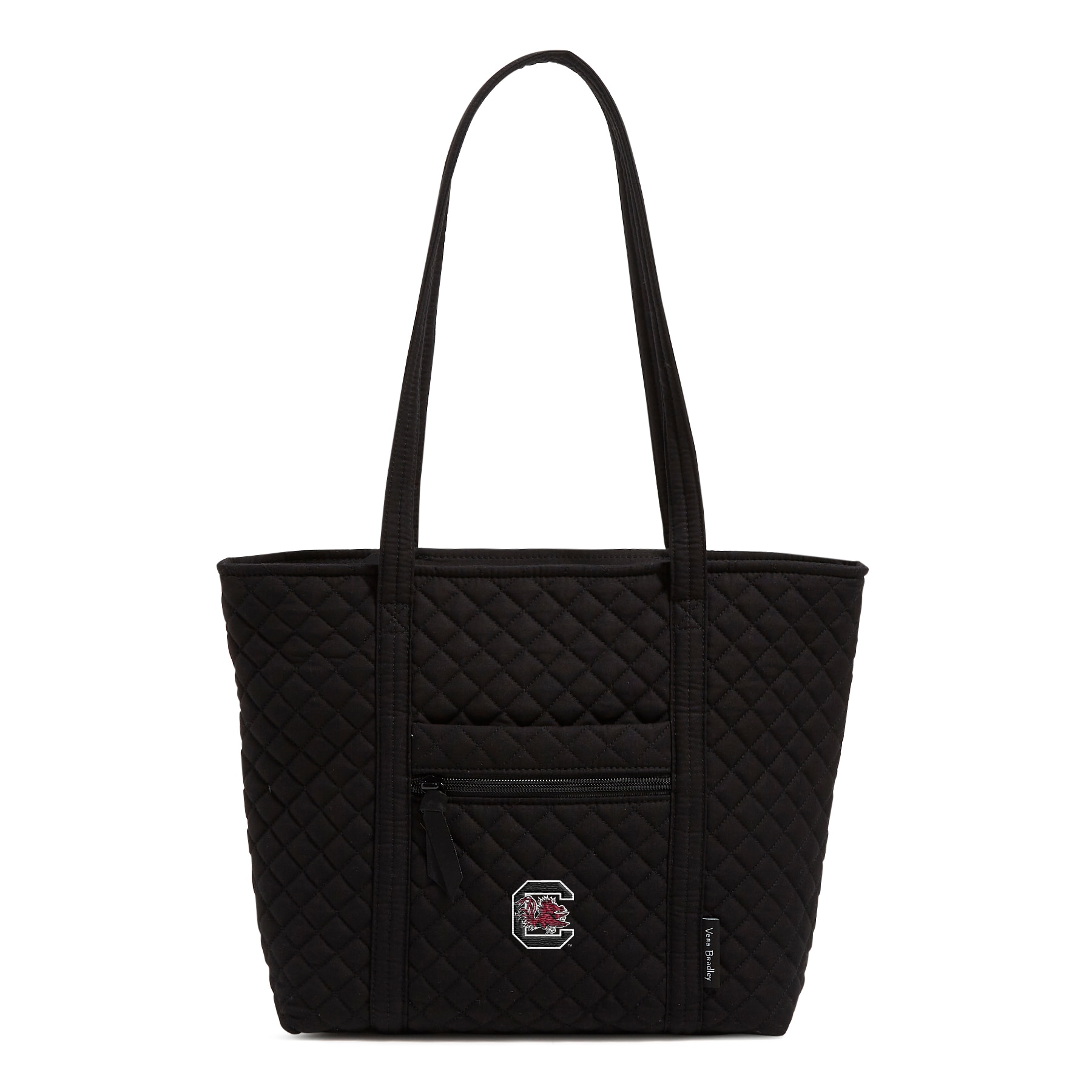 Vera Bradley Small Black Vera Tote University of South Carolina