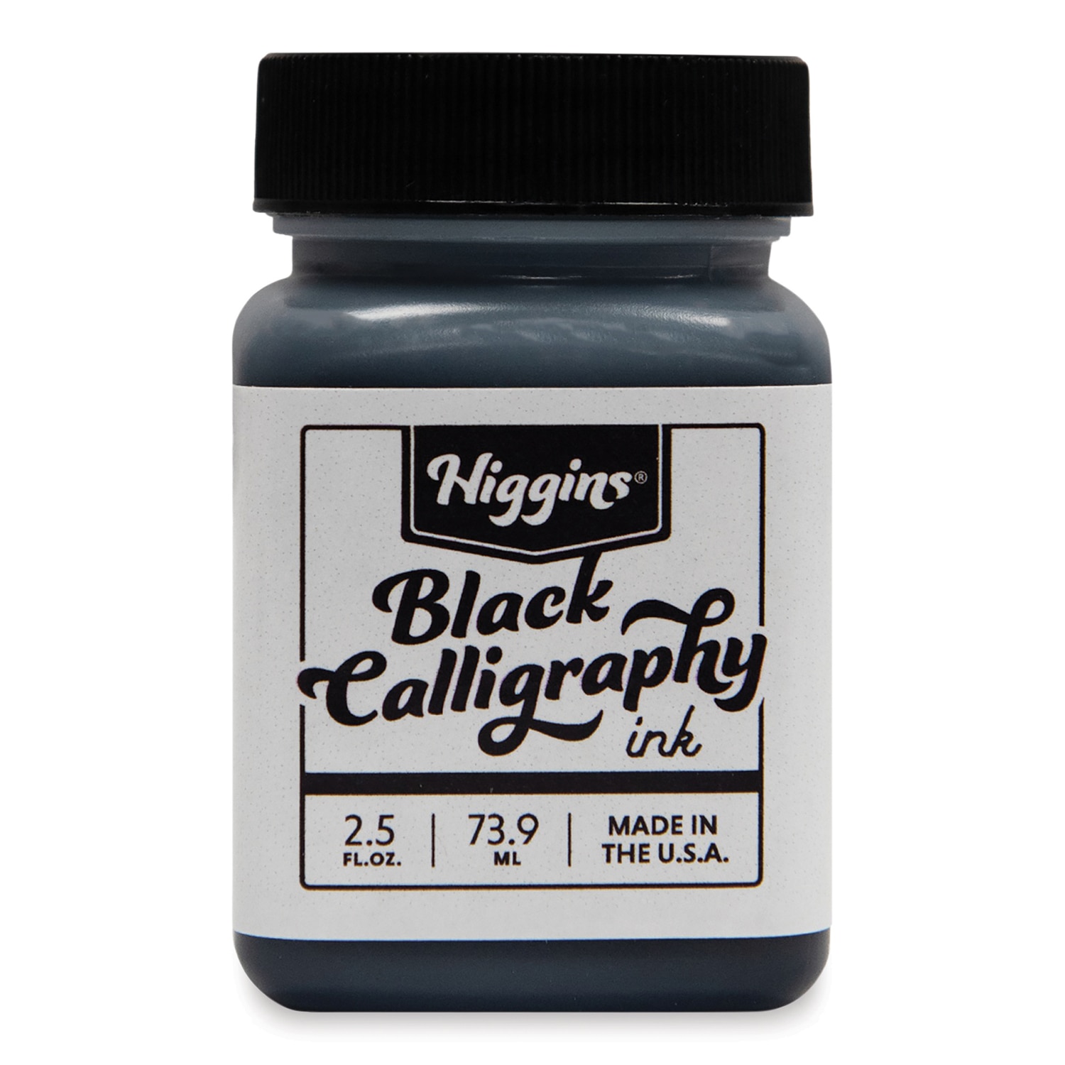 Higgins Waterproof Calligraphy Ink, 2.5 oz., Black