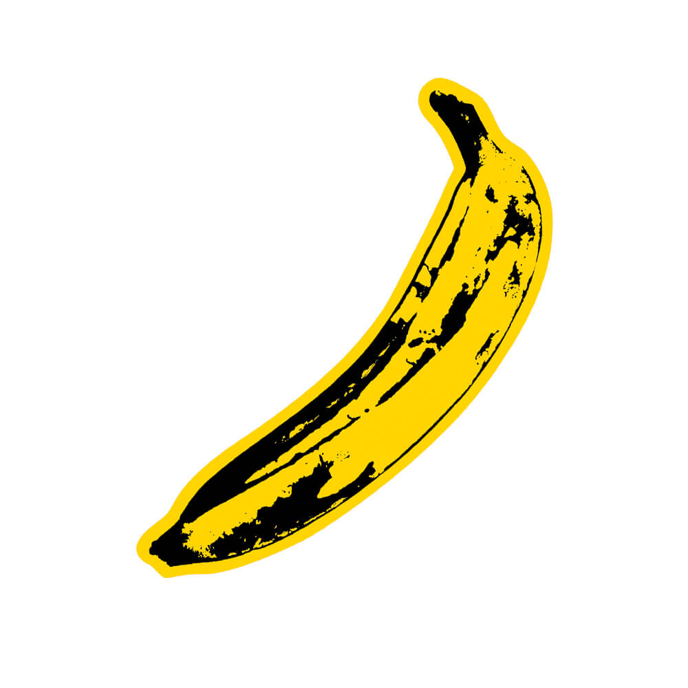Big Banana by Andy Warhol - Die-Cut Sticker
