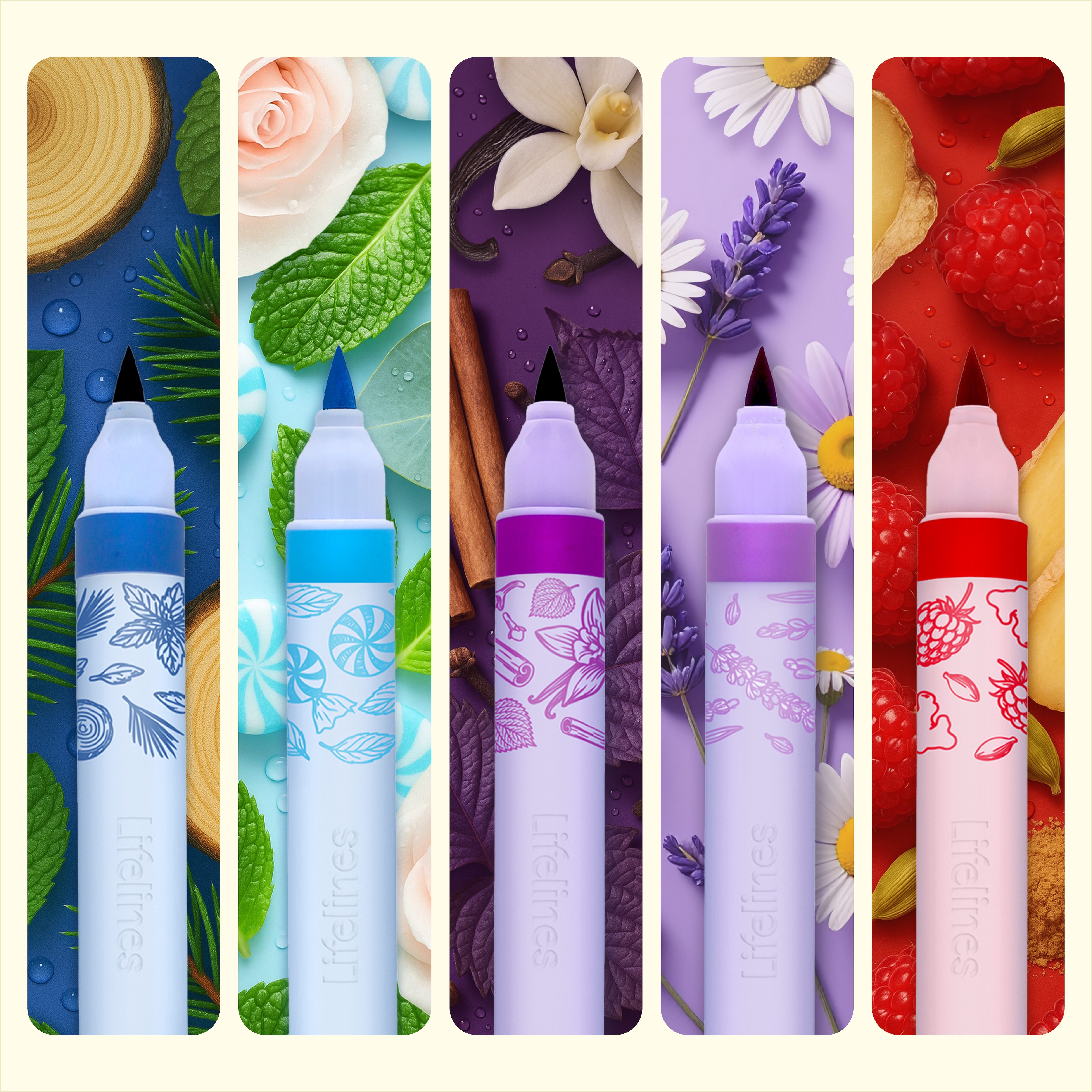 Lifelines Scented Markers 5 Pack