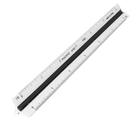 6" architect ruler
