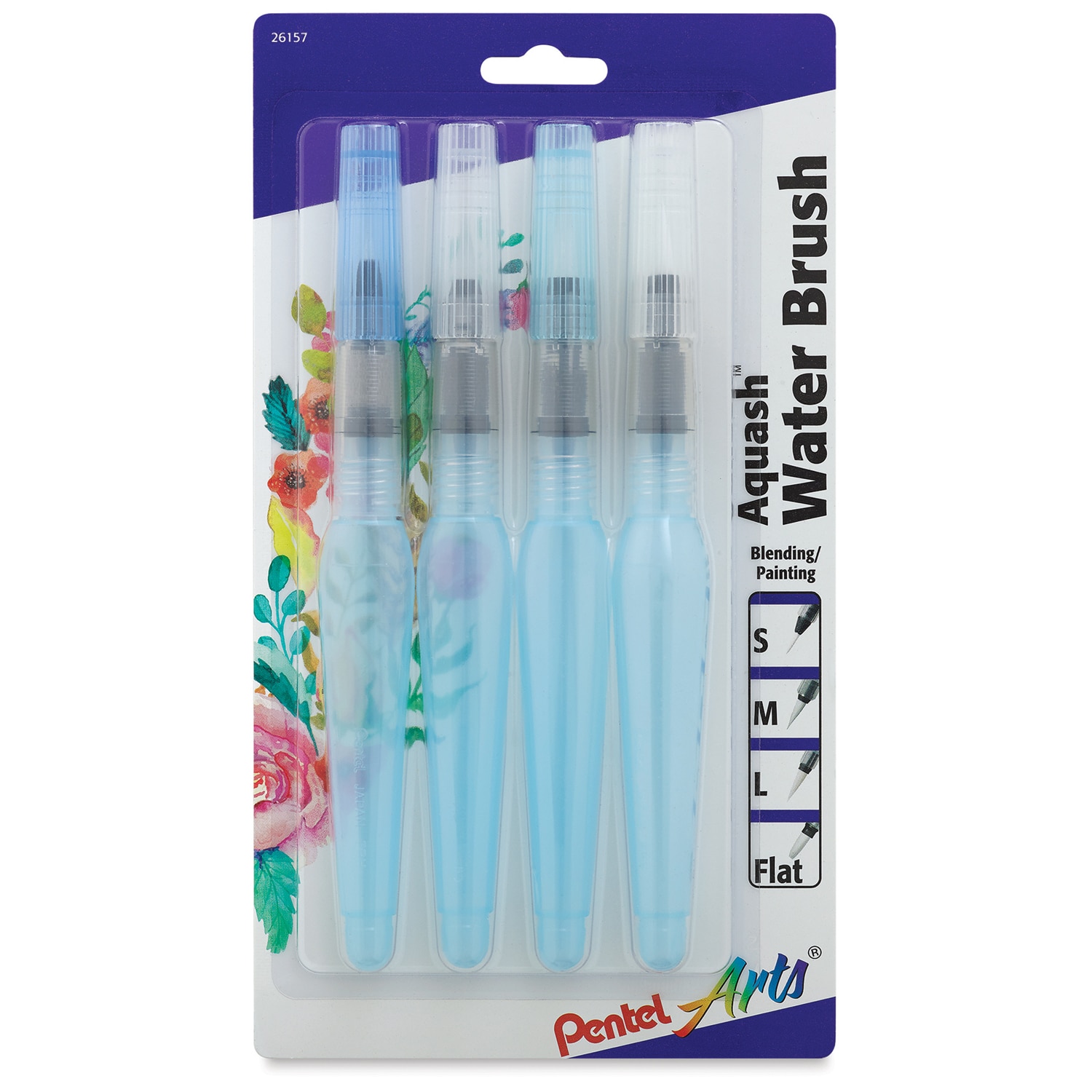 Pentel Aquash Water Brush - Set of 4