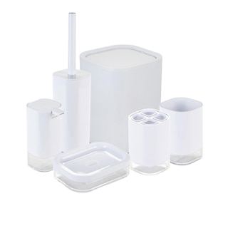 Bath Bliss 6 Piece Acrylic Bathroom Set