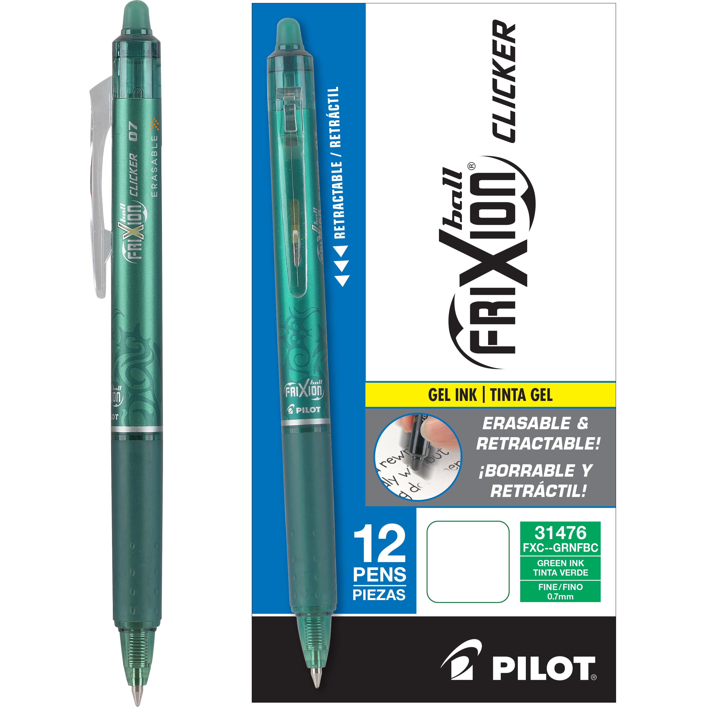 FixionClicker Pen FIne Green (12)