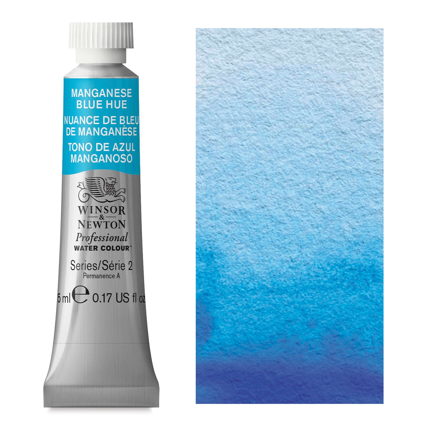 Winsor & Newton Professional Watercolor - Manganese Blue Hue 5 ml Tube