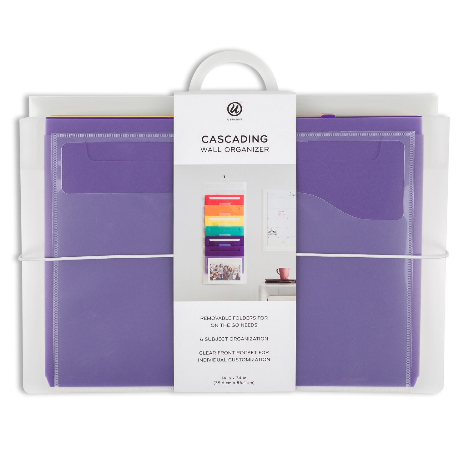 U Brands Poly Cascading Wall Organizer