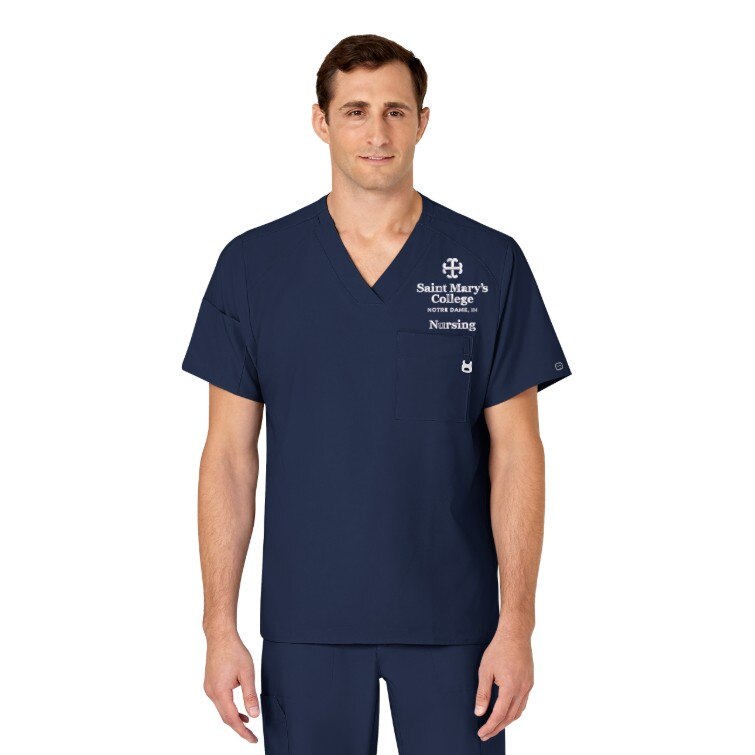 Wink W123 Men's V-Neck Top, 6355STM1