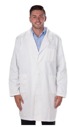 Mens Lab Coat Whitexl Styl5710