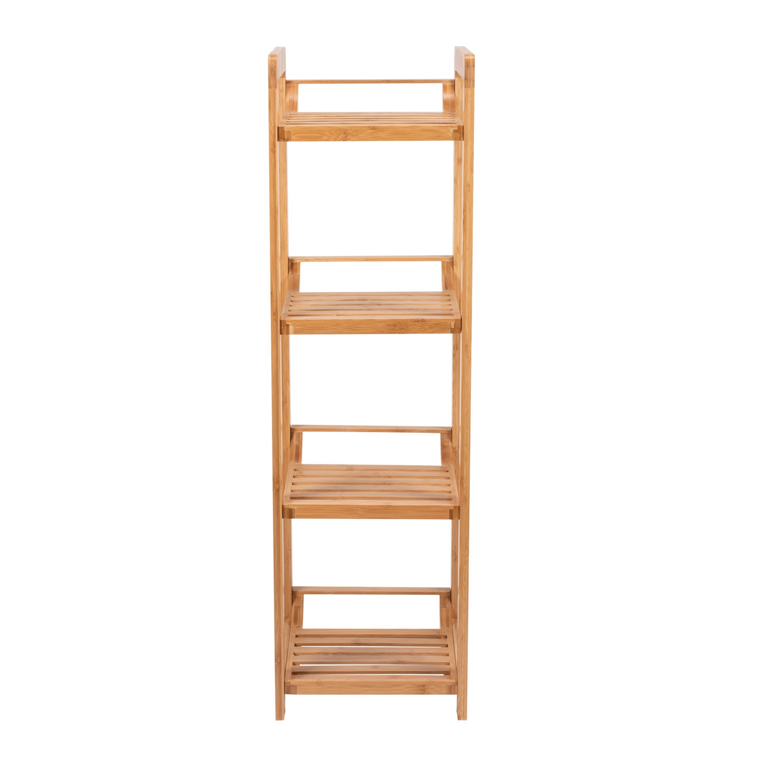 Neu Home 4 Tier Bamboo Shelving Tower