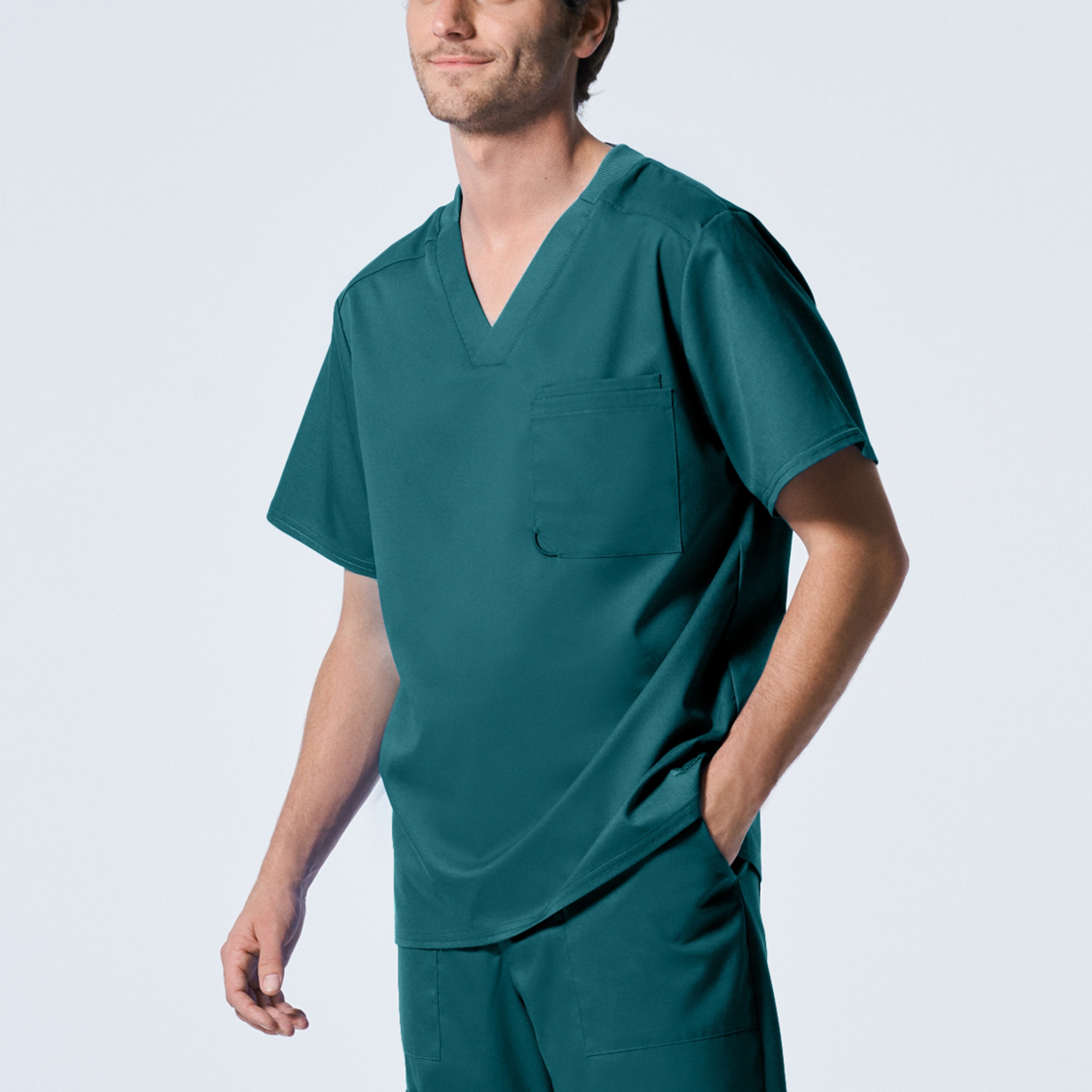 ProFlex Mens 2-Pocket V-Neck Scrub Top (LT108)