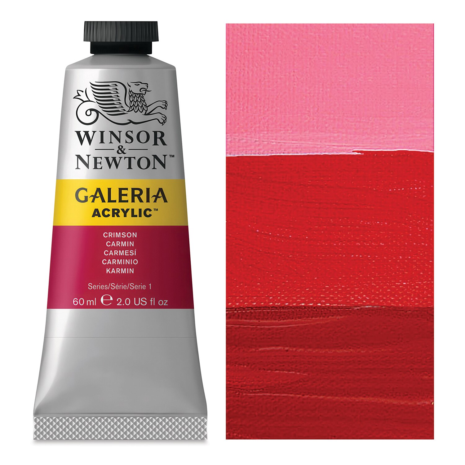 Winsor & Newton Galeria Flow Acrylics - Crimson 60 ml tube
