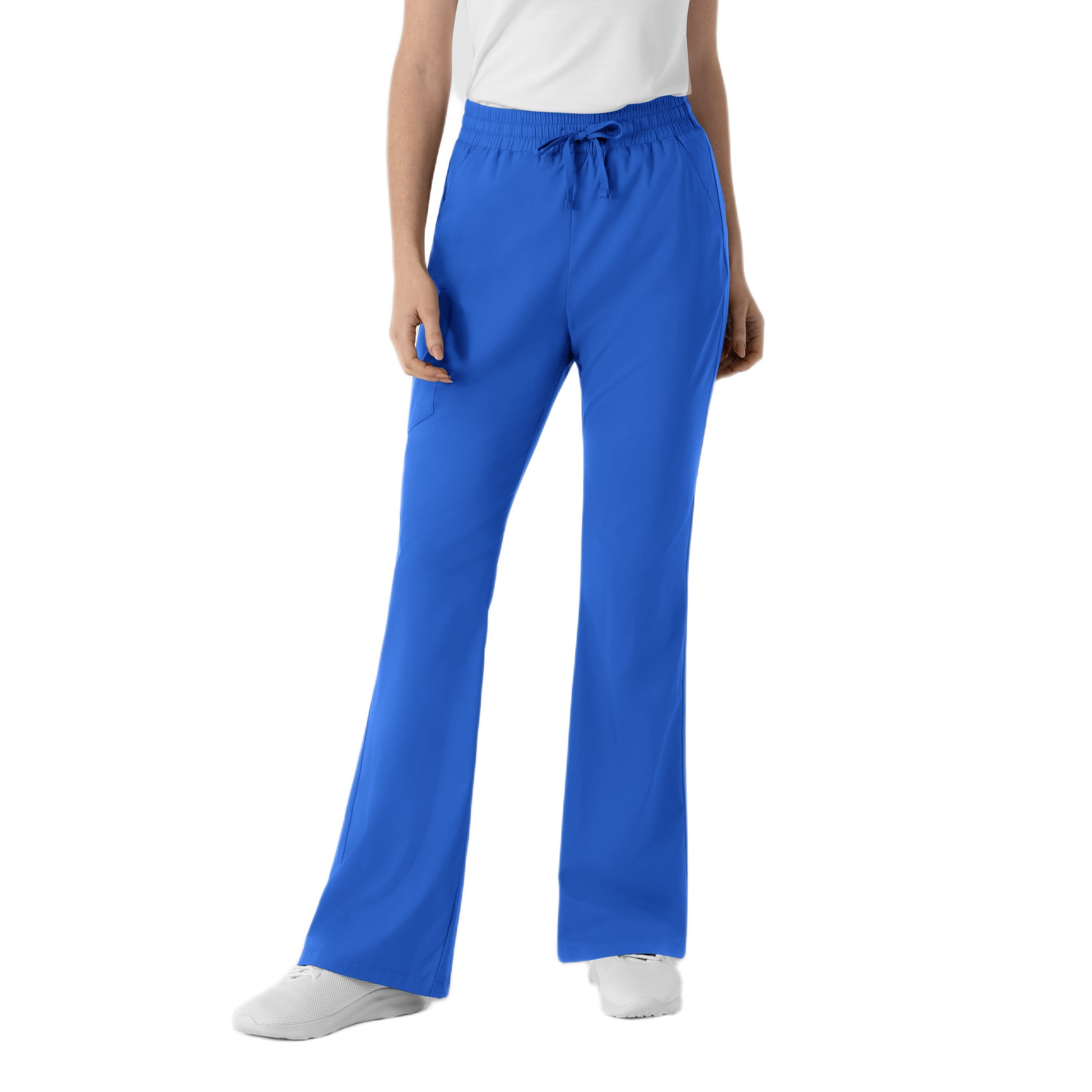 WBL Women's Flare Leg Scrub Pant Royal