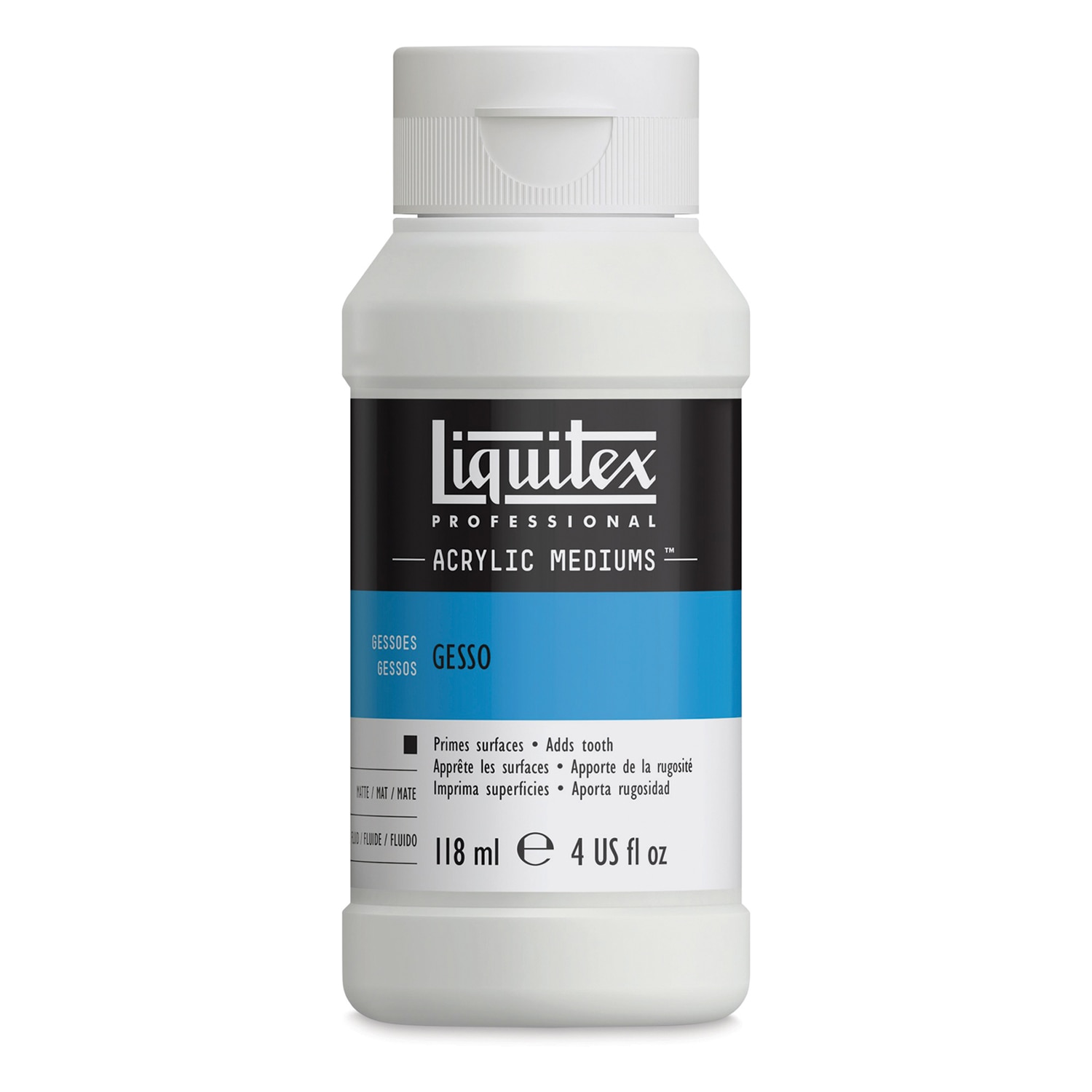 Liquitex Acrylic Gesso - White 4 oz bottle