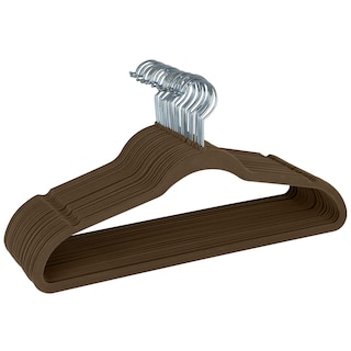 Simplify 100 Pack Slim Velvet Suit Hangers