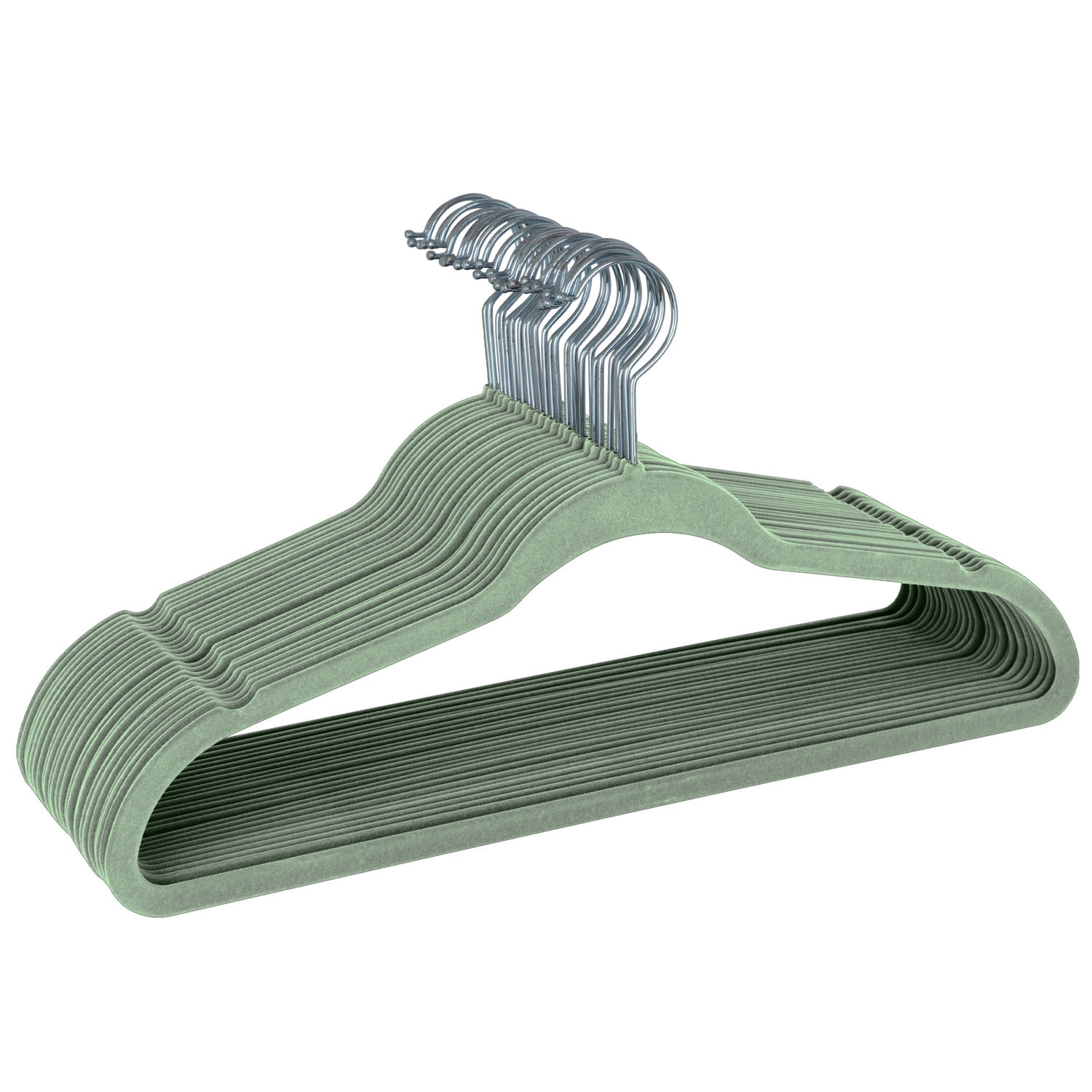 Simplify 100 Pack Slim Velvet Suit Hangers