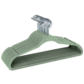Simplify 100 Pack Slim Velvet Suit Hangers