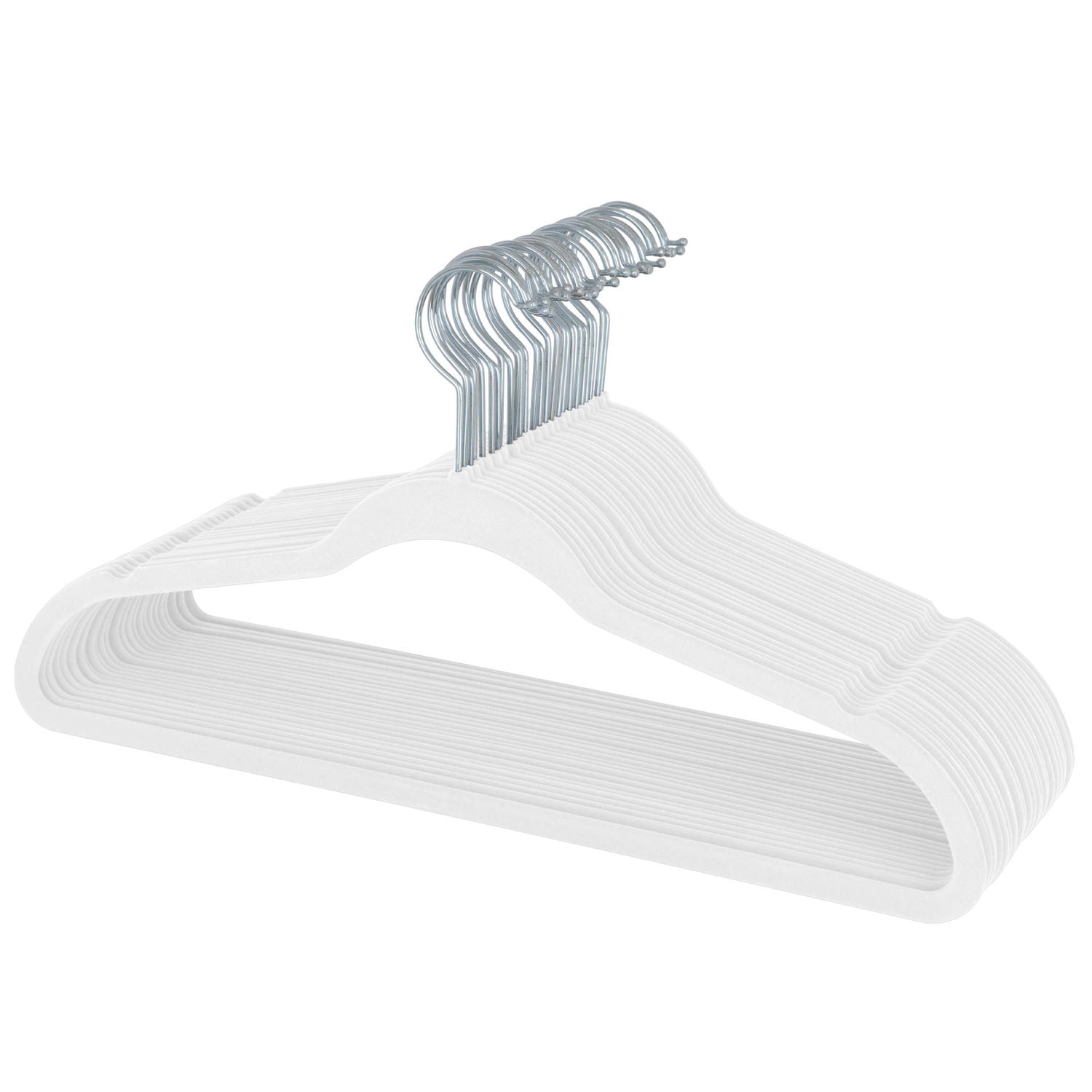 Simplify 100 Pack Slim Velvet Suit Hangers