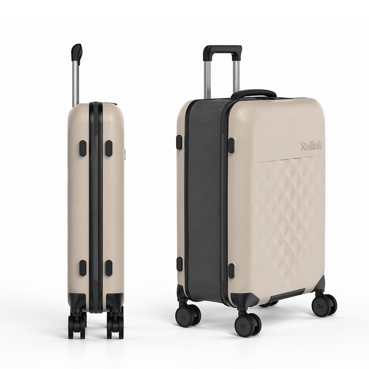 Rollink Flex 360 Foldable Hardshell Checked Luggage Suitcase