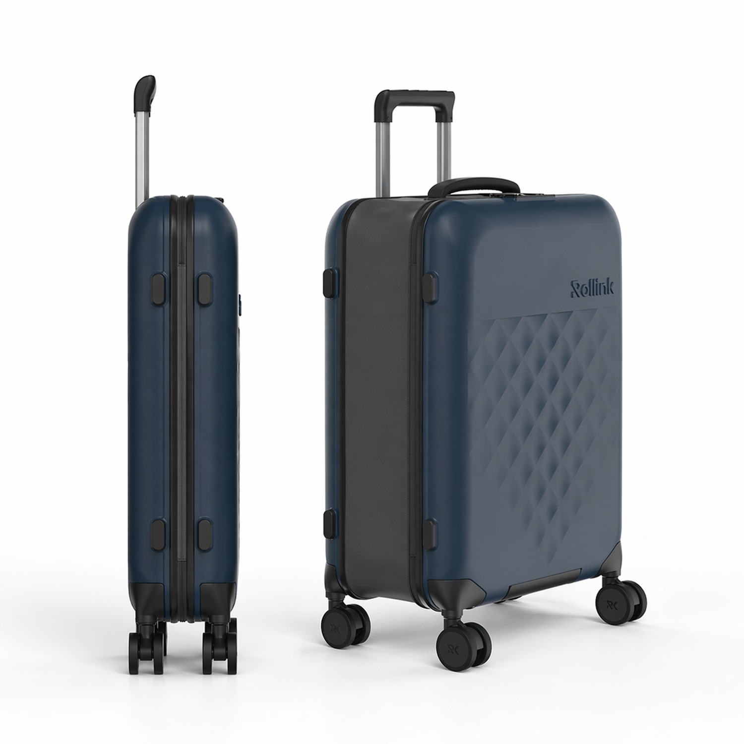 Rollink Flex 360 Foldable Hardshell Checked Luggage Suitcase