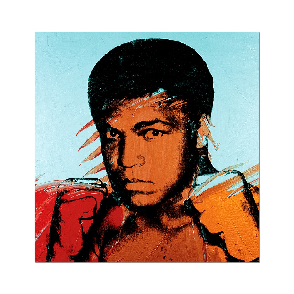 Muhammad Ali by Andy Warhol - Die-Cut Sticker