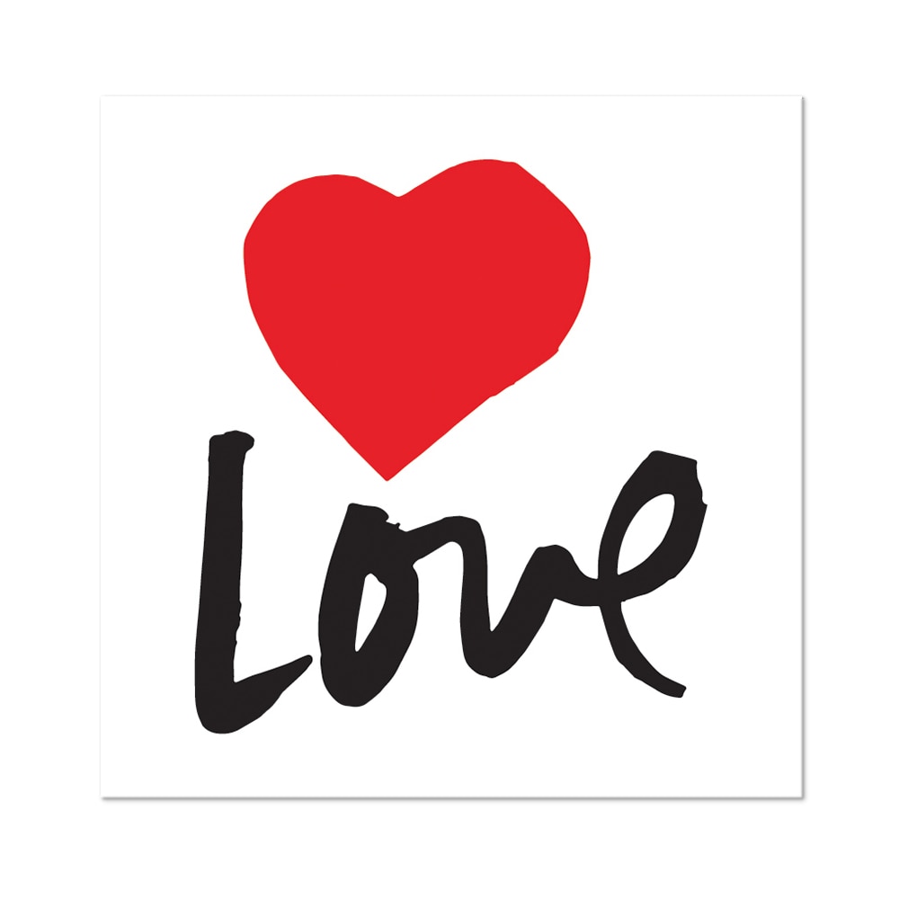 Love by Corita Kent - Die-Cut Sticker