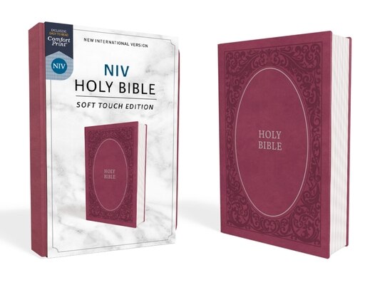 NIV Holy Bible Soft Touch Edition Imitation Leather Pink Comfort Print