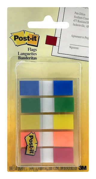 Paper-Post It Flags Assorted