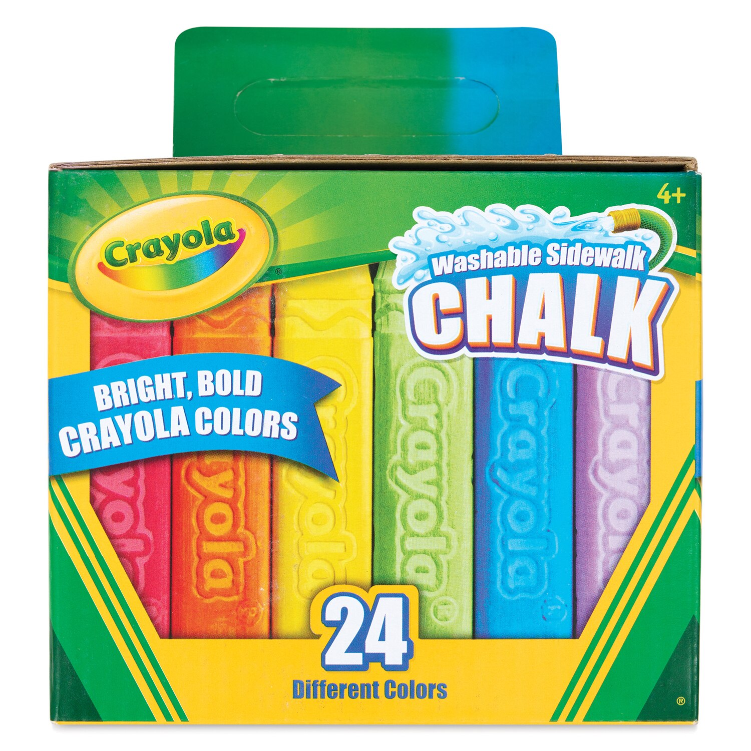 Crayola Washable Sidewalk Chalk - Assorted Colors Set of 24