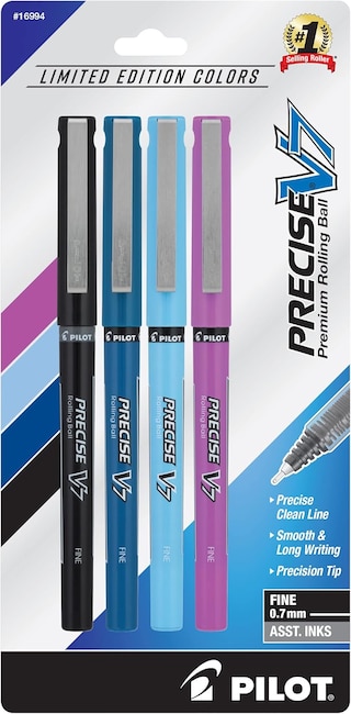 Image 1: Pilot Precise V7 Fashion Colors 4pk Asst