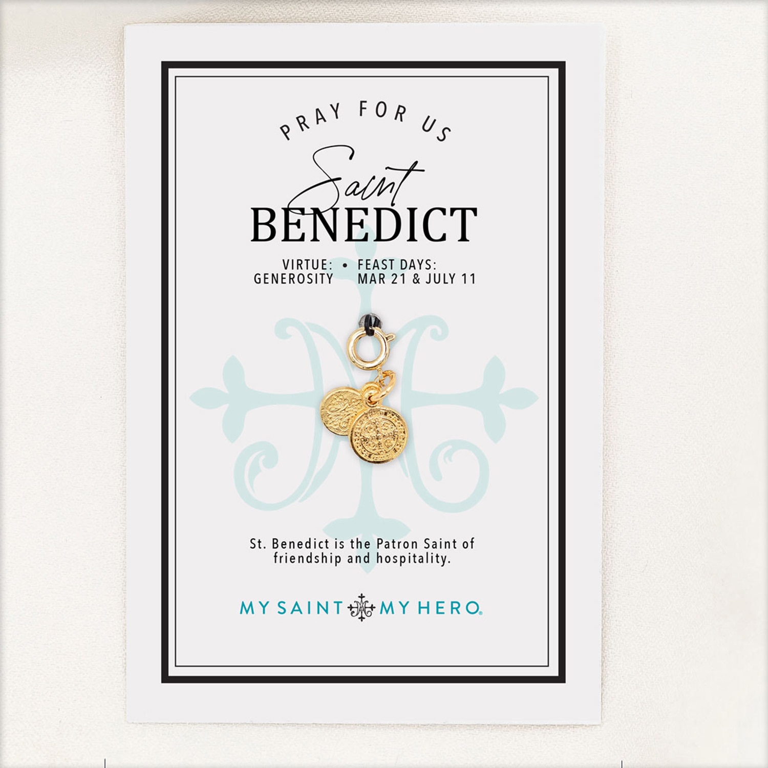 My Saint My Hero St. Benedict Medal