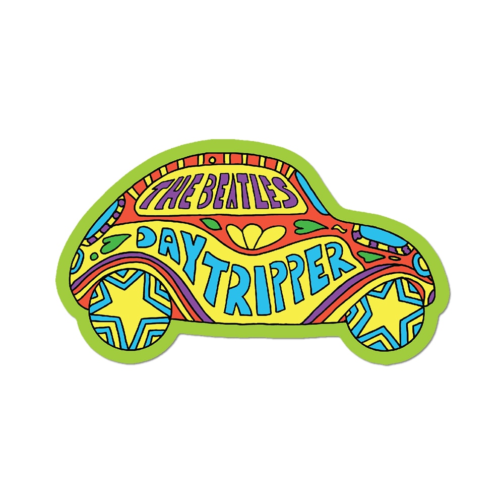 Day Tripper Car by The Beatles - Die-Cut Sticker