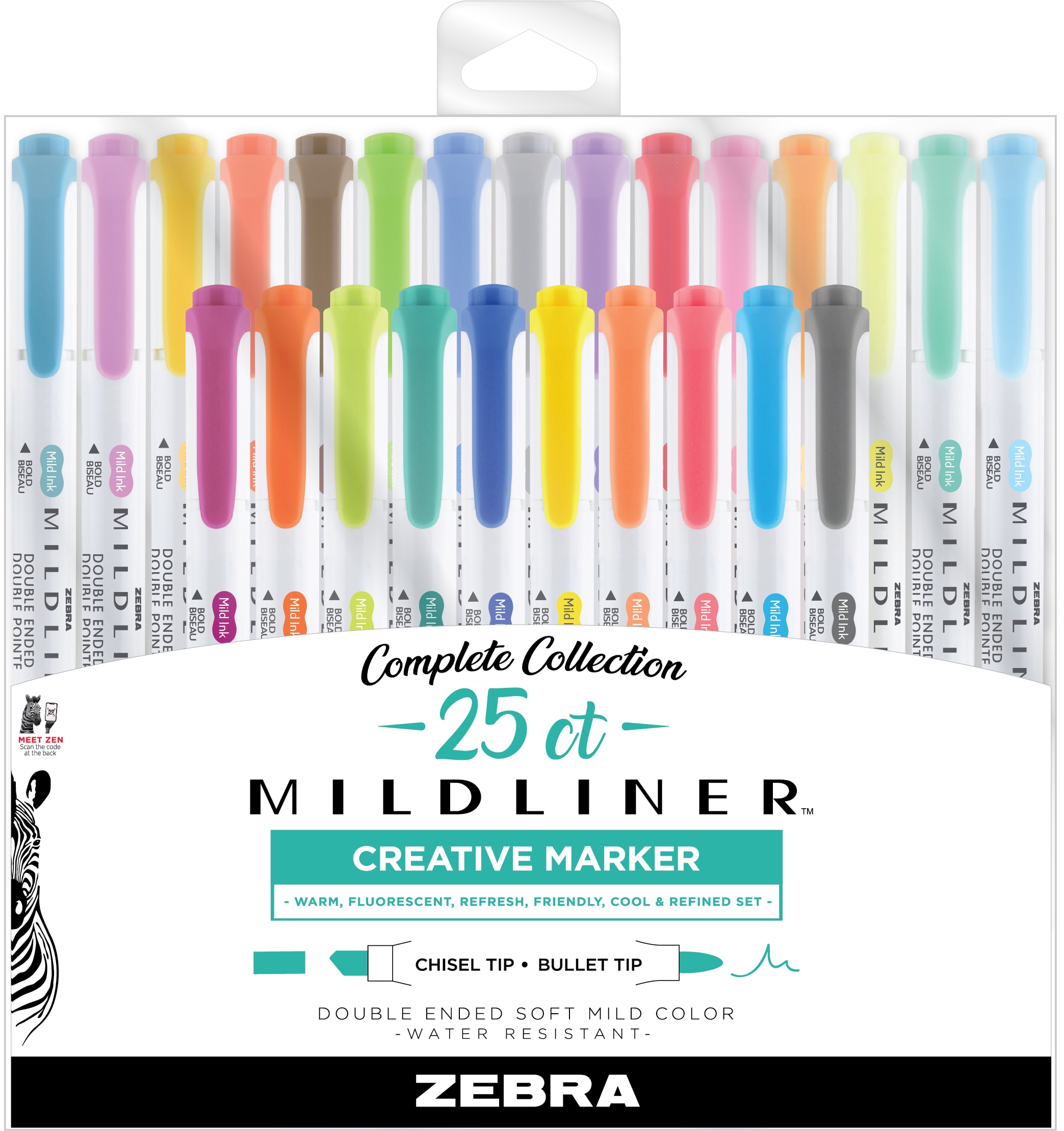 Zebra Mildliner Complete Collection 25pk