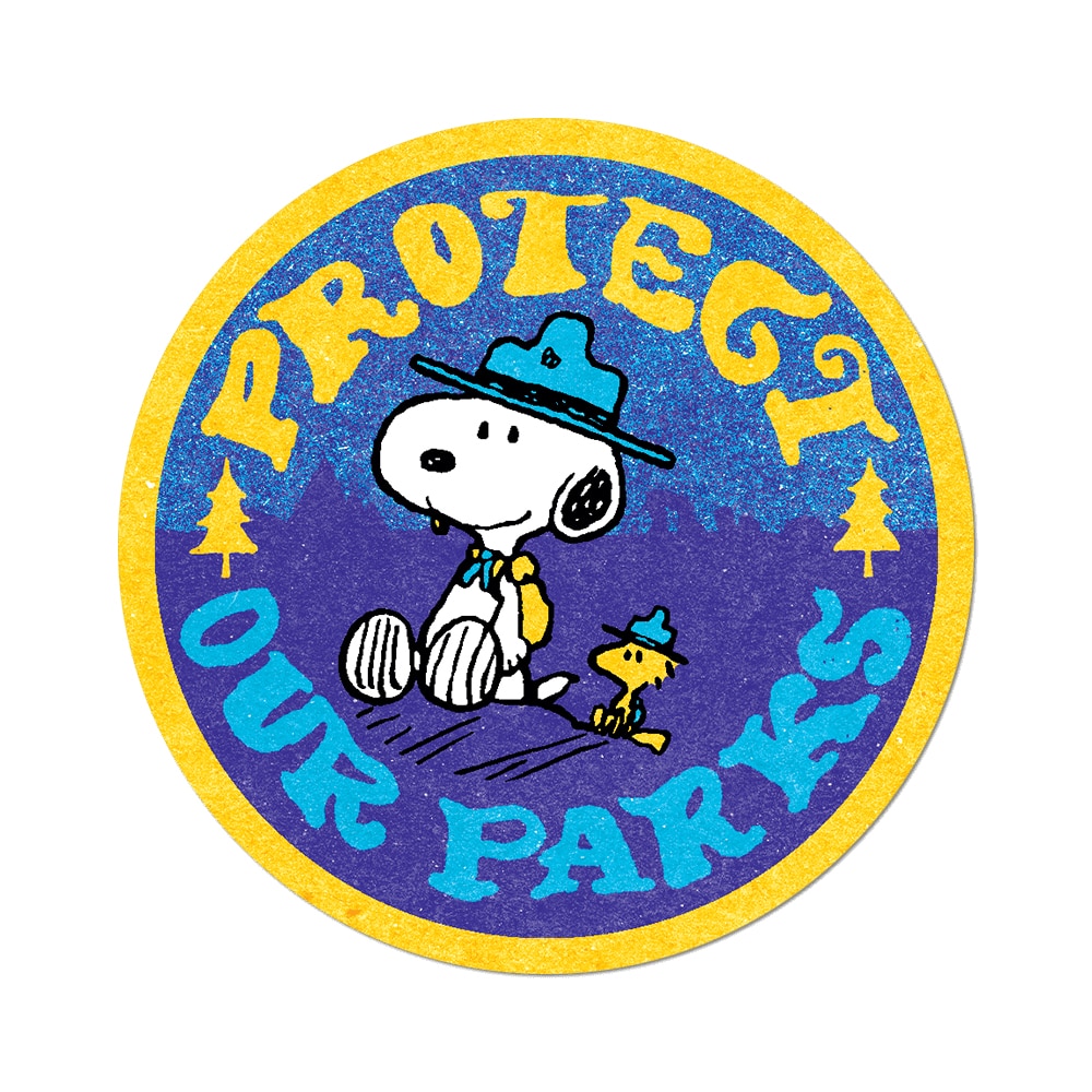 Protect Our Parks by Peanuts - Die-Cut Sticker