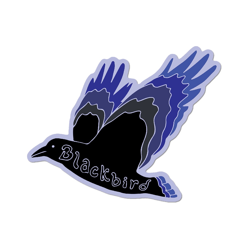 Blackbird by The Beatles - Die-Cut Sticker