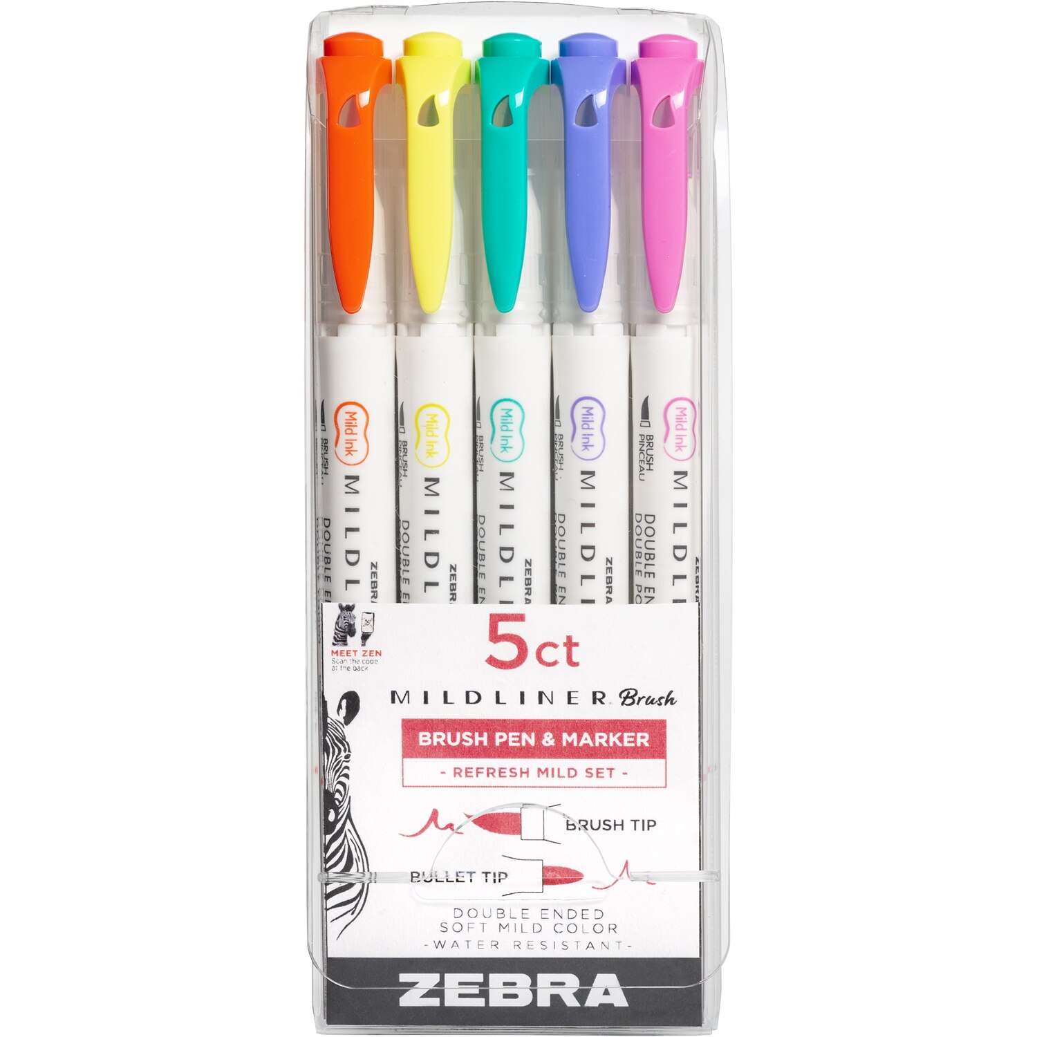 Mildliner Brush Asst Refresh 5pk