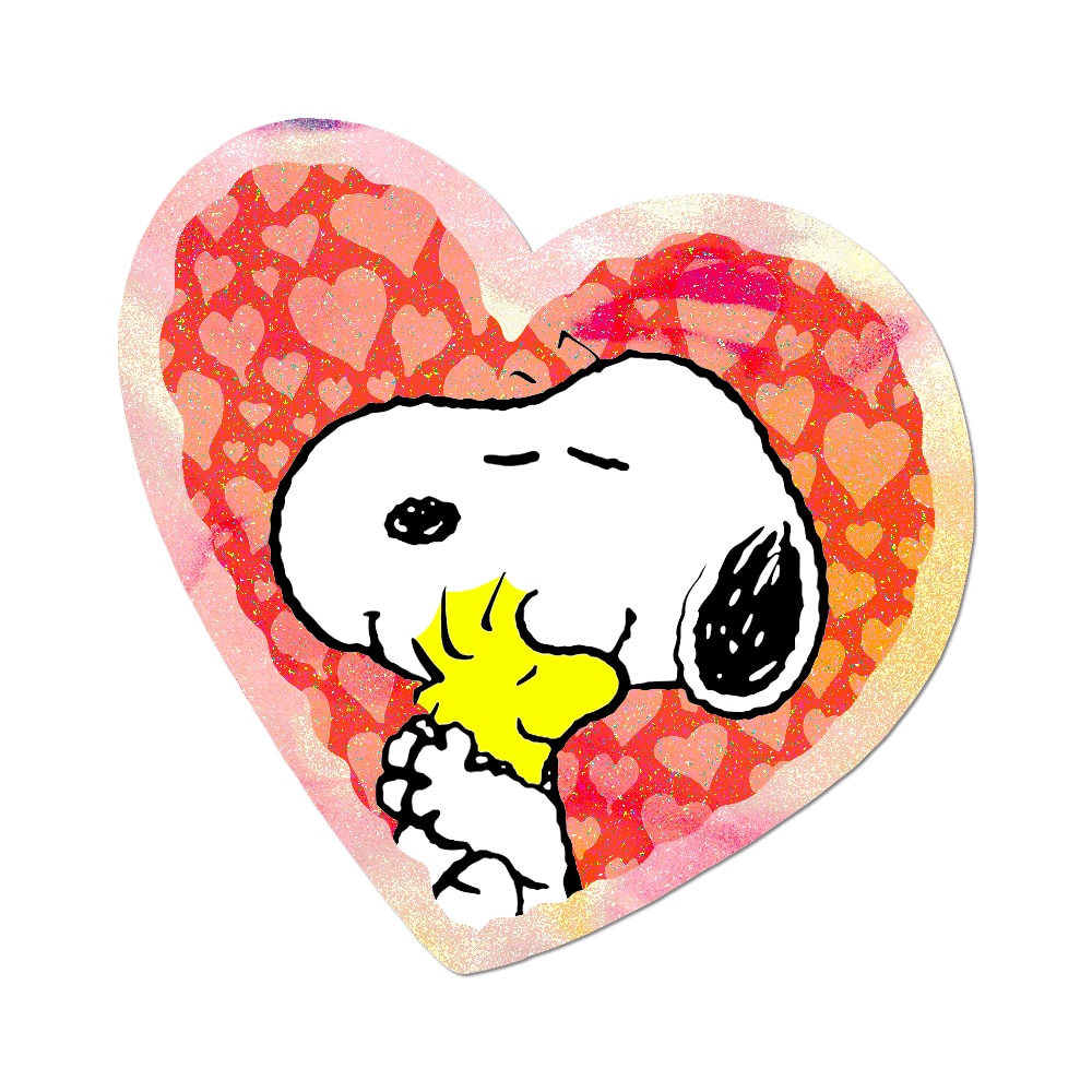 Holo Heart Snoopy by Peanuts - Die-Cut Sticker