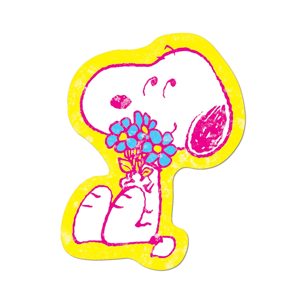 Snoopy's Bouquet by Peanuts - Die-Cut Sticker