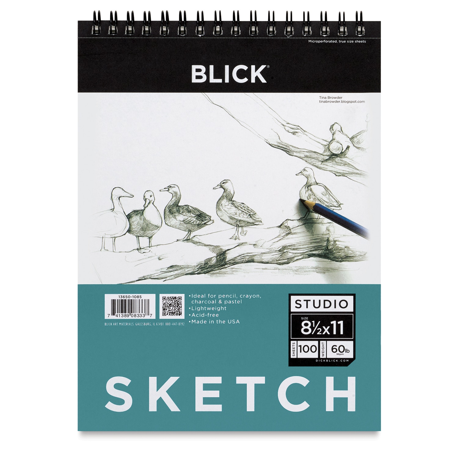 Blick Studio Sketch Pad - 8-1/2" x 11" 100 Sheets