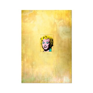 Gold Marilyn by Andy Warhol - Die-Cut Sticker