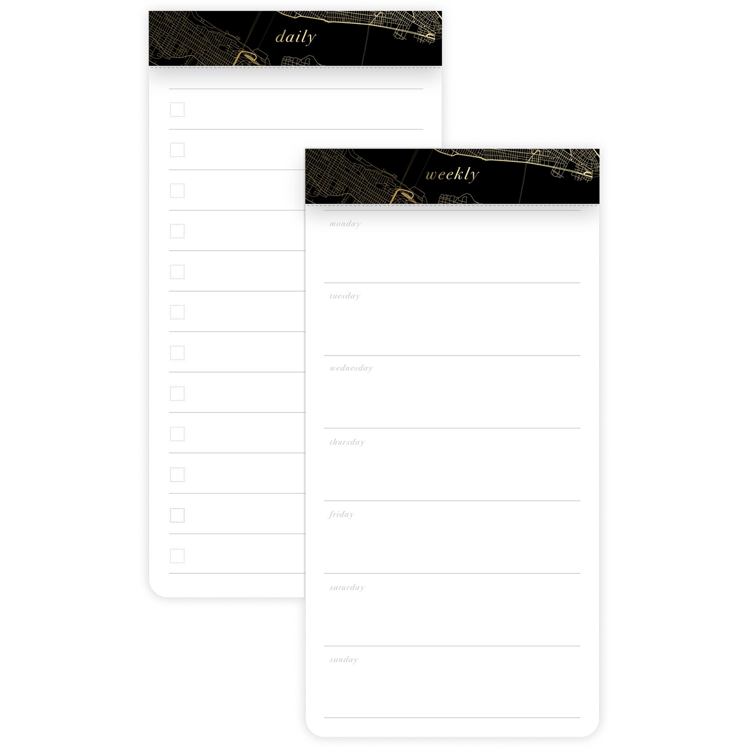 West Village by Mead Undated Daily Weekly To-Do Pads 2 Pack 3 3/4" x 7 3/4"