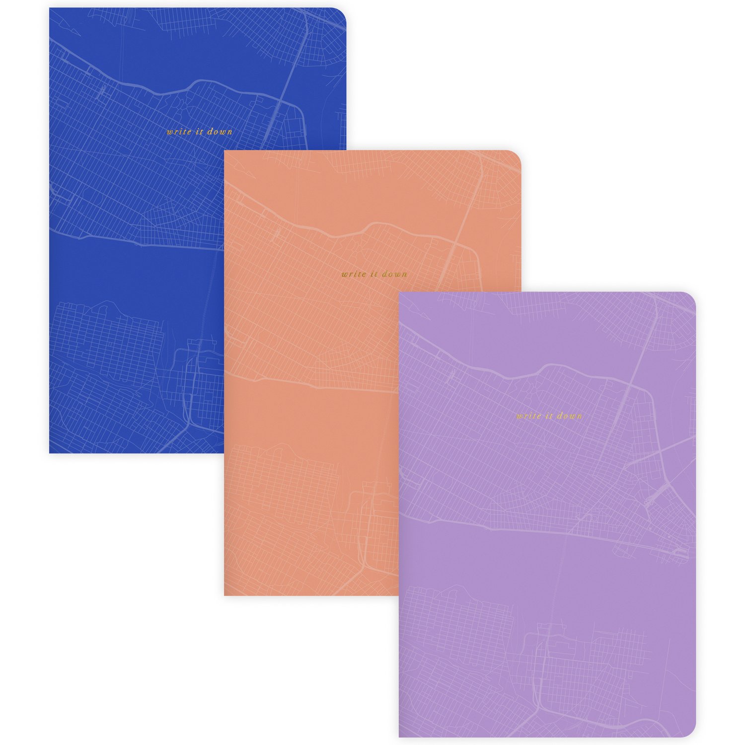 West Village by Mead Notebook 3 Pack 80 Pages per Book Small 6" x 9"