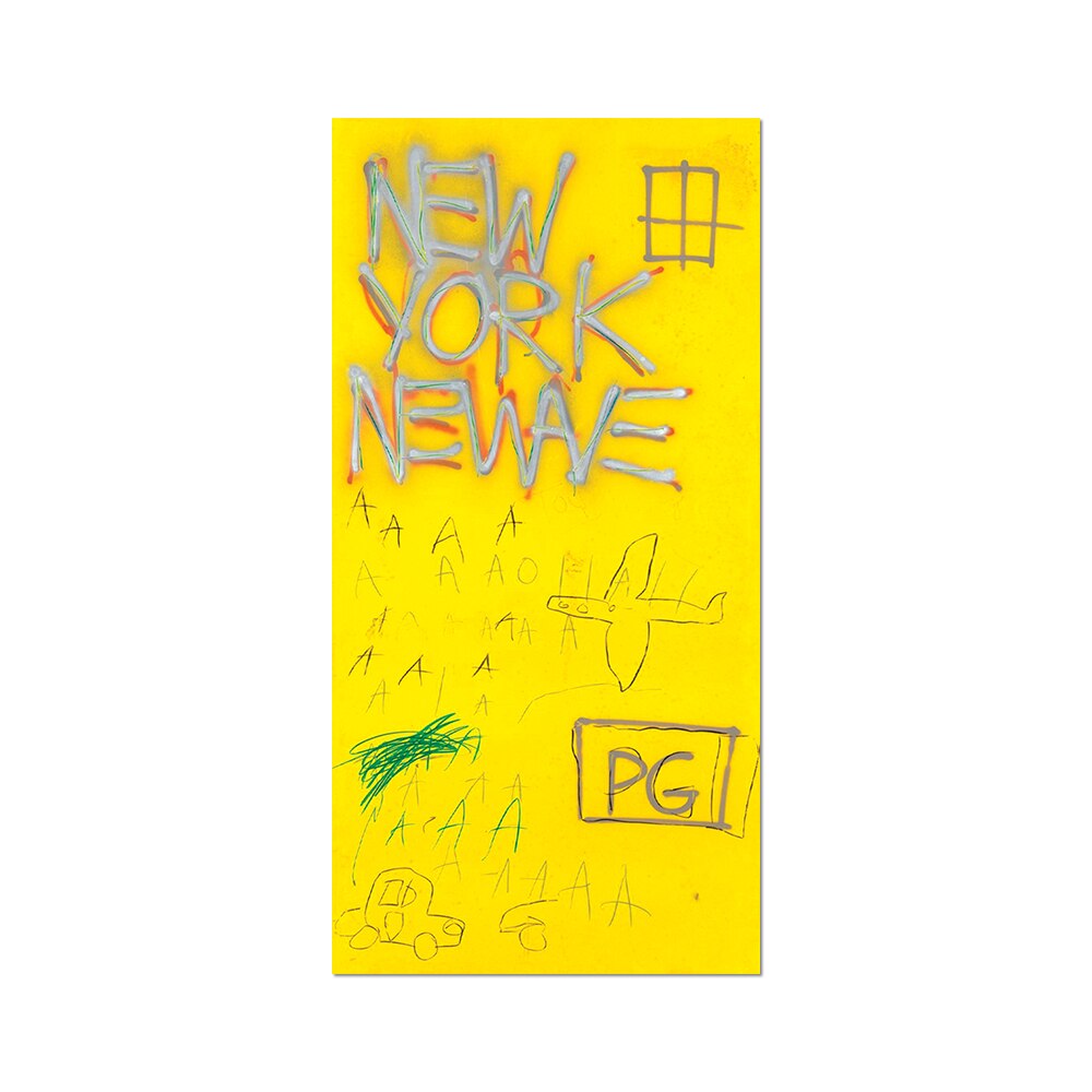 New York New Wave by Jean-Michel Basquiat - Die-Cut Sticker