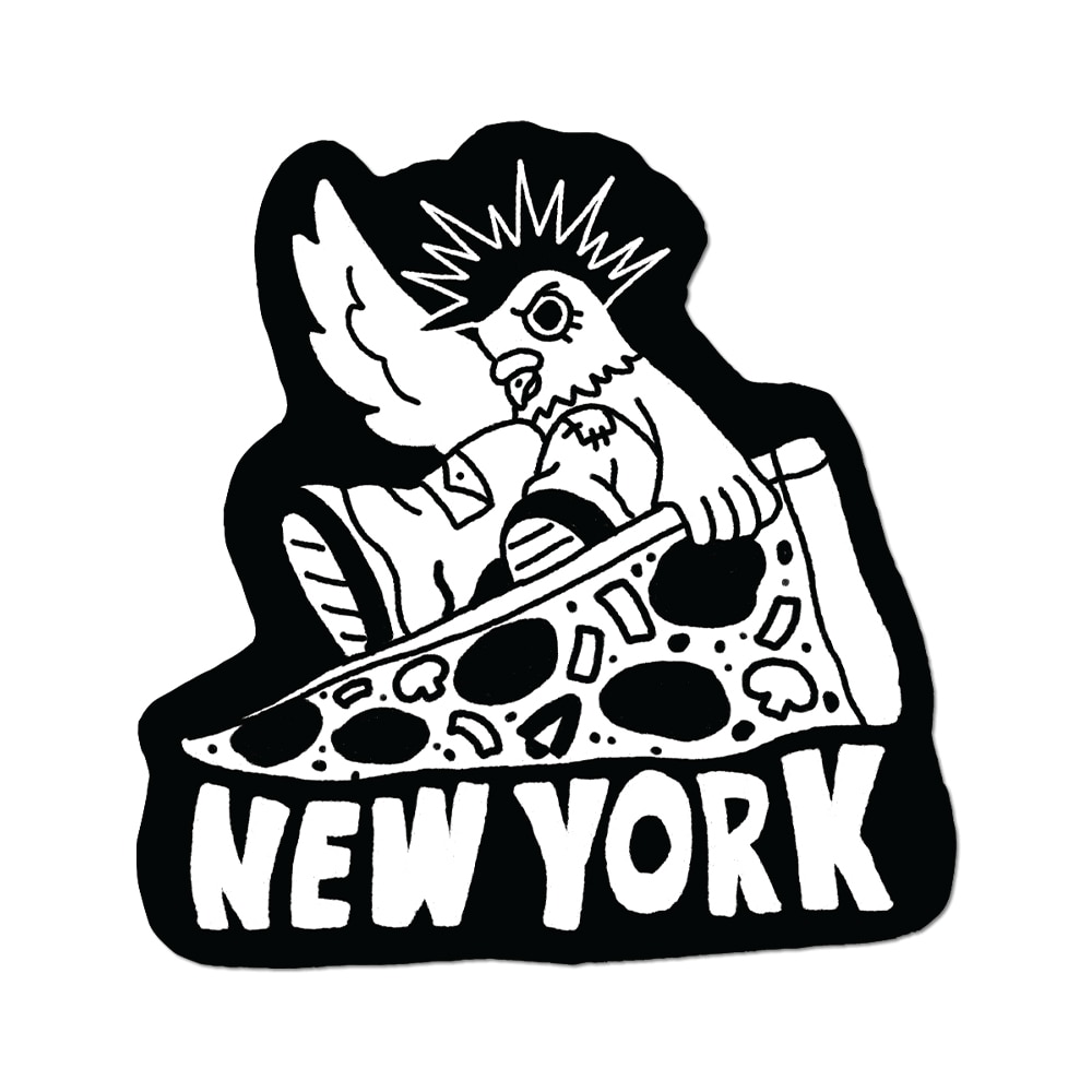 Pizza Pigeon - Die-Cut Sticker