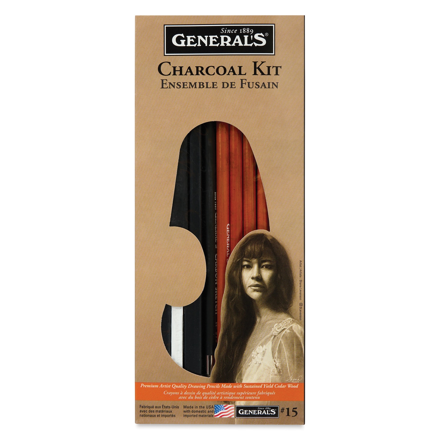 General's Charcoal Pencil Drawing Kit No. 15