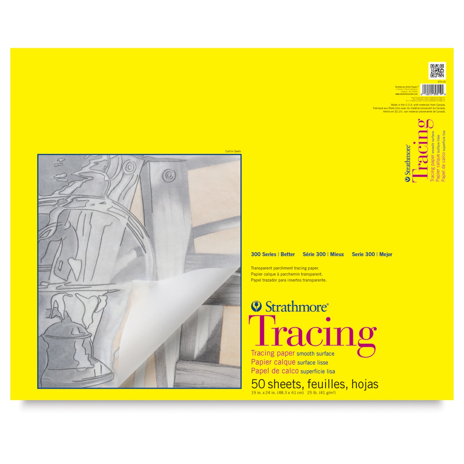 Strathmore 300 Series Tracing Paper - 19" x 24" 50 Sheets