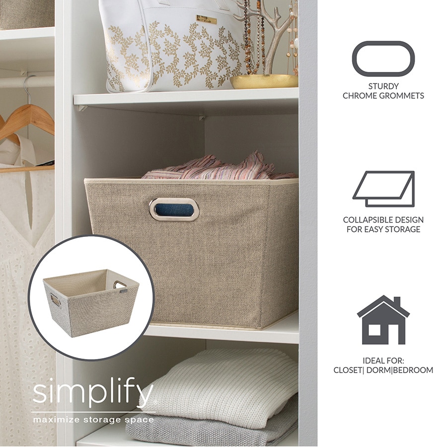 Simplify Large Grommet Storage Bin
