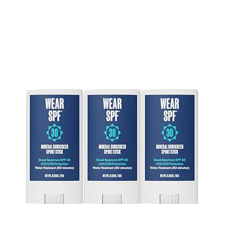 SPF 30 MINERAL SPORT STICK - 3-pack- WearSPF